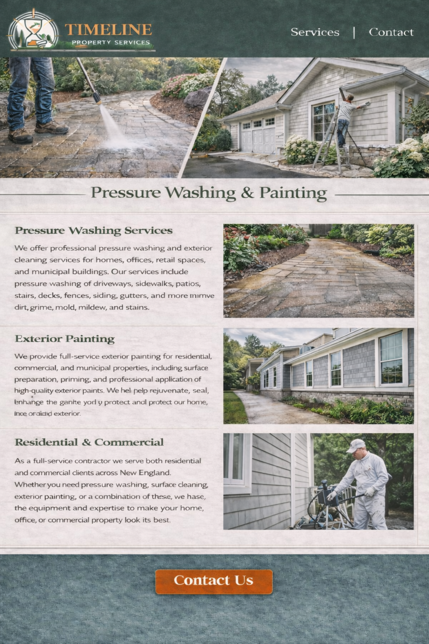 Pressure Washing & Painting - Timeline Property Services